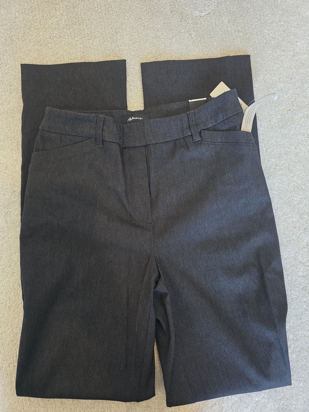 Reitmans Straight-Leg Women’s Pant Dark Gray - NWT